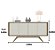 Aparador Buffet Channel Com Pés de Madeira Nature/Off White - Imagem 4