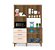 Cozinha Compacta 5 Portas e 3 Gavetas com Balcão Mel Off White Acacia - Imagem 2
