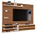 Painel Para TV Até 60 Polegadas 1,80m Suspenso Verona Mel Off White - Imagem 3