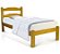 Cama de Solteiro Bonafé de Madeira Maciça Reforçada Cerejeira - Imagem 1