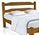 Cama de Casal Bonafé de Madeira Maciça Reforçada Imbuia - Imagem 2