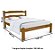Cama de Casal Bonafé de Madeira Maciça Reforçada Imbuia - Imagem 3