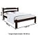 Cama de Casal Bonafé de Madeira Maciça Reforçada Tabaco - Imagem 3