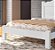 Cama de Casal em MDF Estrado Reforçado Lia Branco - Imagem 4