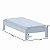 Cama de Solteiro Turca de Madeira Maciça Reforçada Branco - Imagem 2