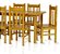 Mesa Com 6 Cadeiras de Madeira Maciça 150x80 Bonacor A Cerejeira - Imagem 2