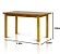 Mesa Com 6 Cadeiras de Madeira Maciça 150x80 Bonacor A Cerejeira - Imagem 4