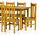 Mesa Com 8 Cadeiras de Madeira Maciça 220x88 Bonacor A Cerejeira - Imagem 2