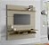 Conjunto Sala Kit Painel + Barzinho + Brinde Mesas Leblon 100% MDF Off White e Nature - Imagem 2