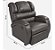 Poltrona do Papai Reclinavel Com Gatilho Zero Wall Suede Marrom - Imagem 5