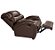 Poltrona do Papai Reclinavel Com Gatilho Zero Wall Corino Marrom - Imagem 3