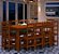 Mesa Com 10 Cadeiras de Madeira Maciça 220x88 Perola Mel - Imagem 1