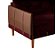 Sofá de 2m Living Fixo Boutique Luxuoso Confortavel Veludo Vinho Pés Reforçado - Imagem 3