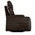 Cadeira Do Papai de Cinema Reclinavel Abertura de 1,60m Luxo GM Corino Marrom - Imagem 8