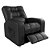Poltrona Do Papai Reclinavel 3 Posições Confortavel GM Corino Preto - Imagem 3