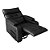 Poltrona Do Papai Reclinavel Giratória Balanço Luxo GM Corino Preto - Imagem 4
