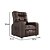 Poltrona Do Papai Reclinavel Resistente Confortavel GM Corino Café - Imagem 5