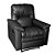 Poltrona Do Papai Reclinavel Sistema Gatilho Super GM Corino Preto - Imagem 4