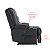 Cadeira Elétrica Reclinavel Para Idoso Corino Premium Preto - Imagem 4
