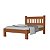 Cama Queen Size Casal Luxo de Madeira Maciça Cedro Tauari Castanho - Imagem 5