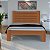 Cama de Casal Milano de Madeira Maciça Cedro Tauari Castanho - Imagem 1