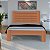 Cama Queen Size Casal Milano de Madeira Maciça Cedro Tauari Mel - Imagem 2