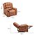 Poltrona do Papai de Massagem Relaxante Elétrica Ocean Corino Premium Marrom - Imagem 6