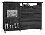 Comoda Para Quarto Sapateira 3 Gavetas Sky Amendoa - Imagem 2