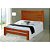 Cama Queen Size Prime de Madeira Maciça Angelim Pedra/Tauari - Mel - Imagem 1