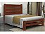 Cama de Casal Robust de Madeira Maciça Angelim Pedra/Tauari - Castanho - Imagem 1