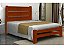 Cama de Casal Robust de Madeira Maciça Angelim Pedra/Tauari - Mel - Imagem 1