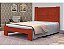 Cama Queen Size Malbec de Madeira Maciça Angelim Pedra/Tauari - Cor Mel - Imagem 1