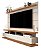Rack Com Painel Para TV Até 72 Polegadas Off White/Freijó Germai - Imagem 1
