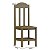 Mesa Com 4 Cadeiras de Madeira Maciça 88x88 Safira Imbuia - Imagem 2