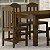 Mesa Com 6 Cadeiras de Madeira Maciça 160x88 Safira Imbuia - Imagem 2