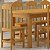Mesa Com 8 Cadeiras de Madeira Maciça 220x88 Safira Cerejeira - Imagem 2