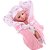 Boneca Bebê Reborn Laura Baby Mini Isabelly 100% Vinil - Imagem 1