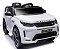 CARRO ELETRICO LAND ROVER BRANCO COM CONTROLE REMOTO 12V 4.5AH - Imagem 1