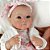 BONECA BEBE REBORN LAURA BABY BELLA 18" 100% VINIL - Imagem 8