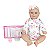 BONECA BEBE REBORN LAURA BABY LIZ 18"  100% VINIL - Imagem 5
