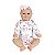 BONECA BEBE REBORN LAURA BABY LIZ 18"  100% VINIL - Imagem 1
