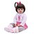 BONECA BEBE REBORN LAURA BABY SARAH 18'' 100% VINIL - Imagem 4