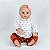 BONECA BEBE REBORN LAURA BABY LUNA18'' 100% VINIL - Imagem 1