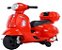 MOTOCILETA ELETRICA SCOOTER  VERMELHA 6V4AH - Imagem 1
