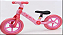 BICICLETA DE EQUILIBRIO BALANCE SEM PEDAL ROSA 30 cm GUG - Imagem 1