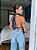 Blusa Acetinada Amanda - Azul - Imagem 2