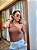 Blusa um ombro Luana - Marrom - Imagem 1