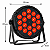 Canhao De Led Luz De Palco Refletor Par Led 18 Leds 12w Rgbw Quadriled 216w Automatico Ritmico Dmx - 127/220v - Imagem 4