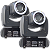 Kit 2 Moving Head Led Beam 100w Com Prisma Borda Led - Imagem 1