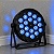 Canhao De Led Luz De Palco Refletor Par Led 18 Leds 18w Rgbwauv Hexaled 324w Automatico Ritmico Dmx - 127/220v - Imagem 2